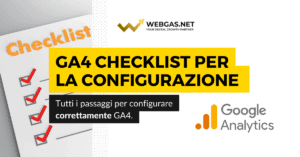 Checklist - Google analytics